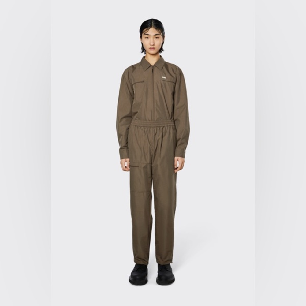 Rains | Woven Pants in Wood Size XS